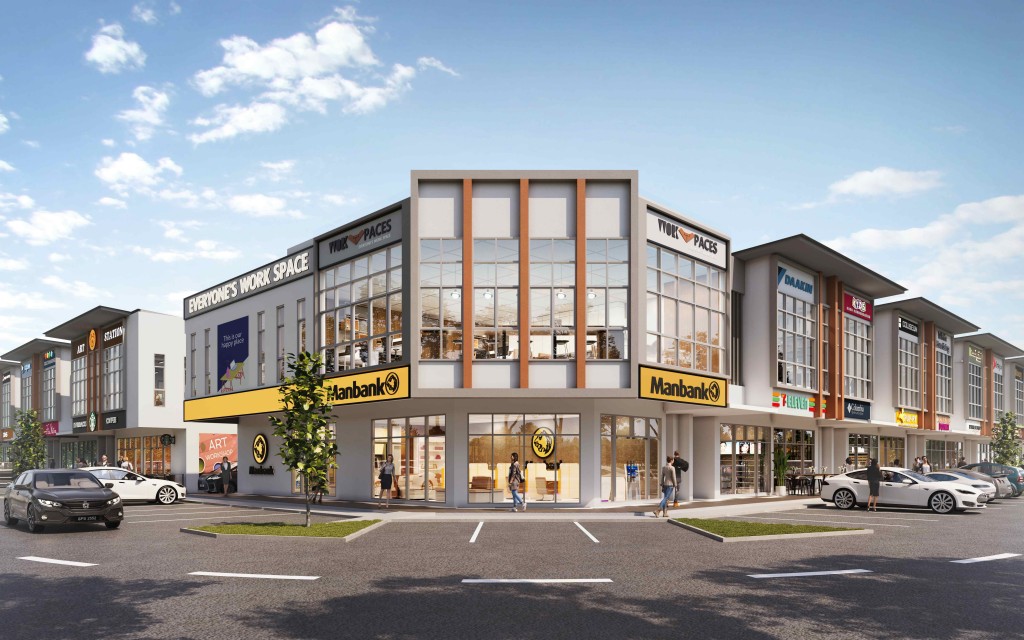 Bayu Avenue comprises 16 units of double-storey shop offices.