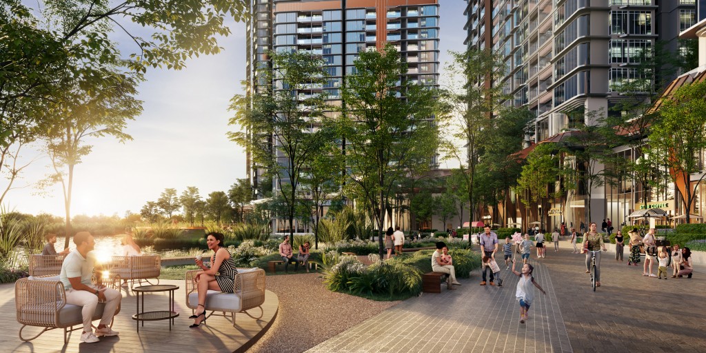 An artist’s impression of Eaton Park in Ho Chi Minh city.